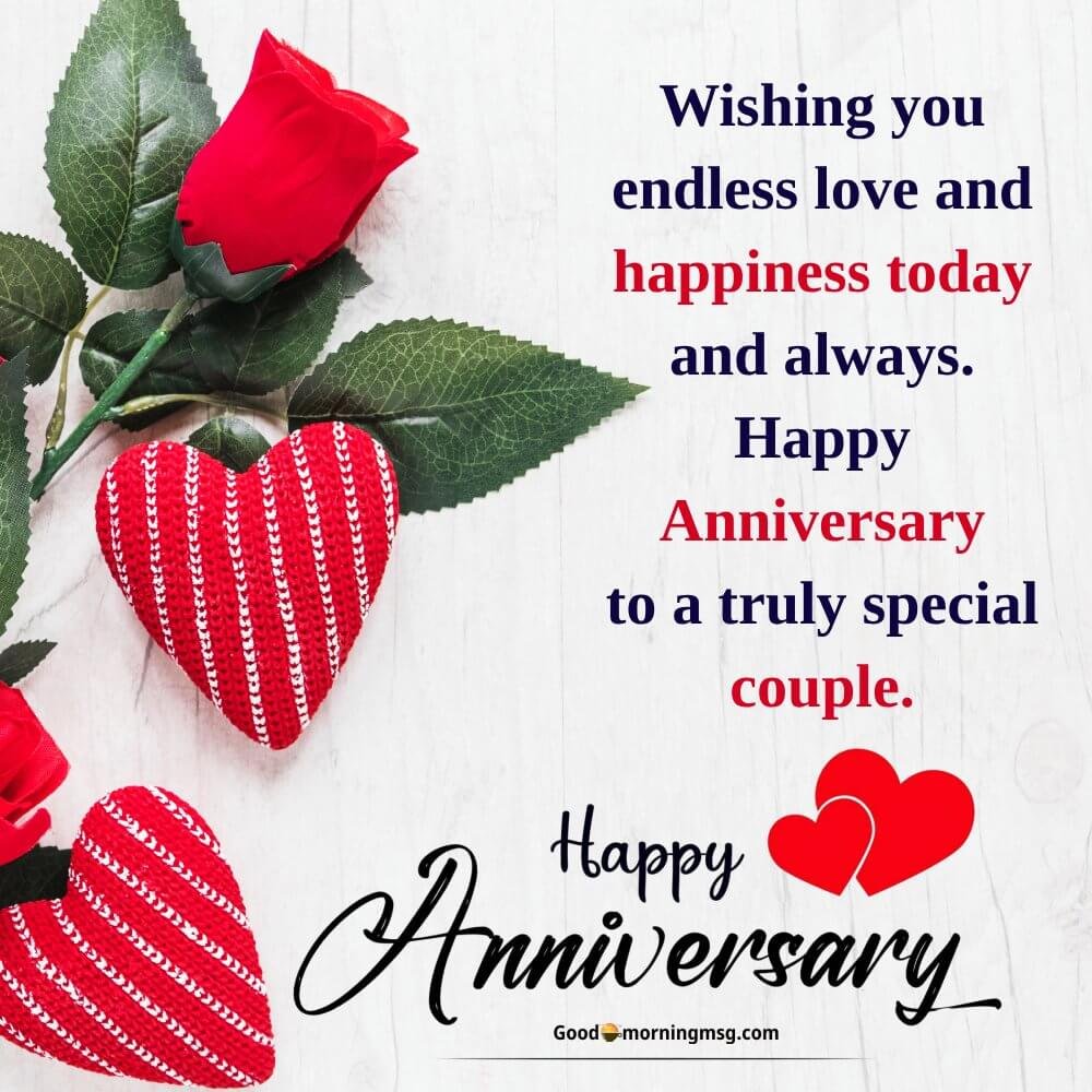 Anniversary Wishes With Flowers