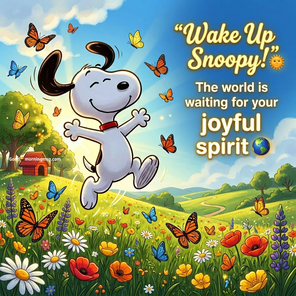 Good Morning Images Snoopy