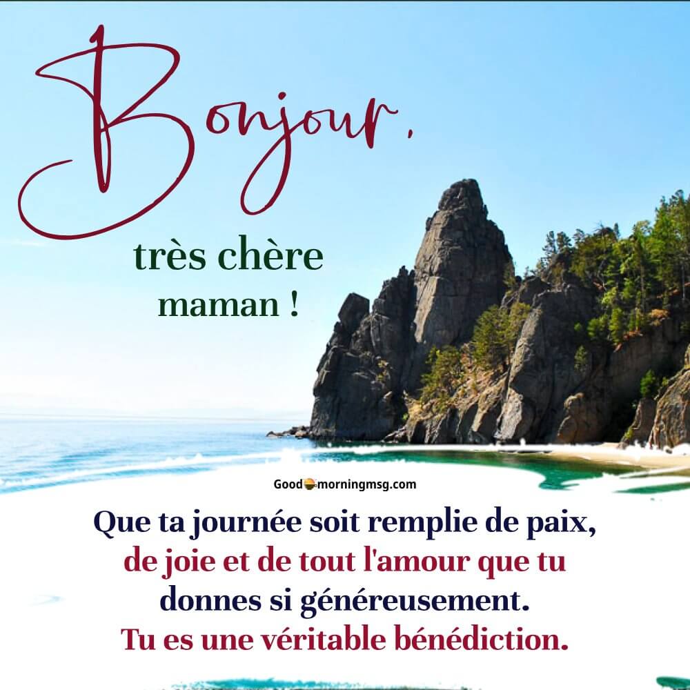 Good Morning In French Language