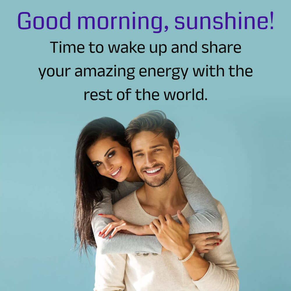 Romantic Good Morning Hug
