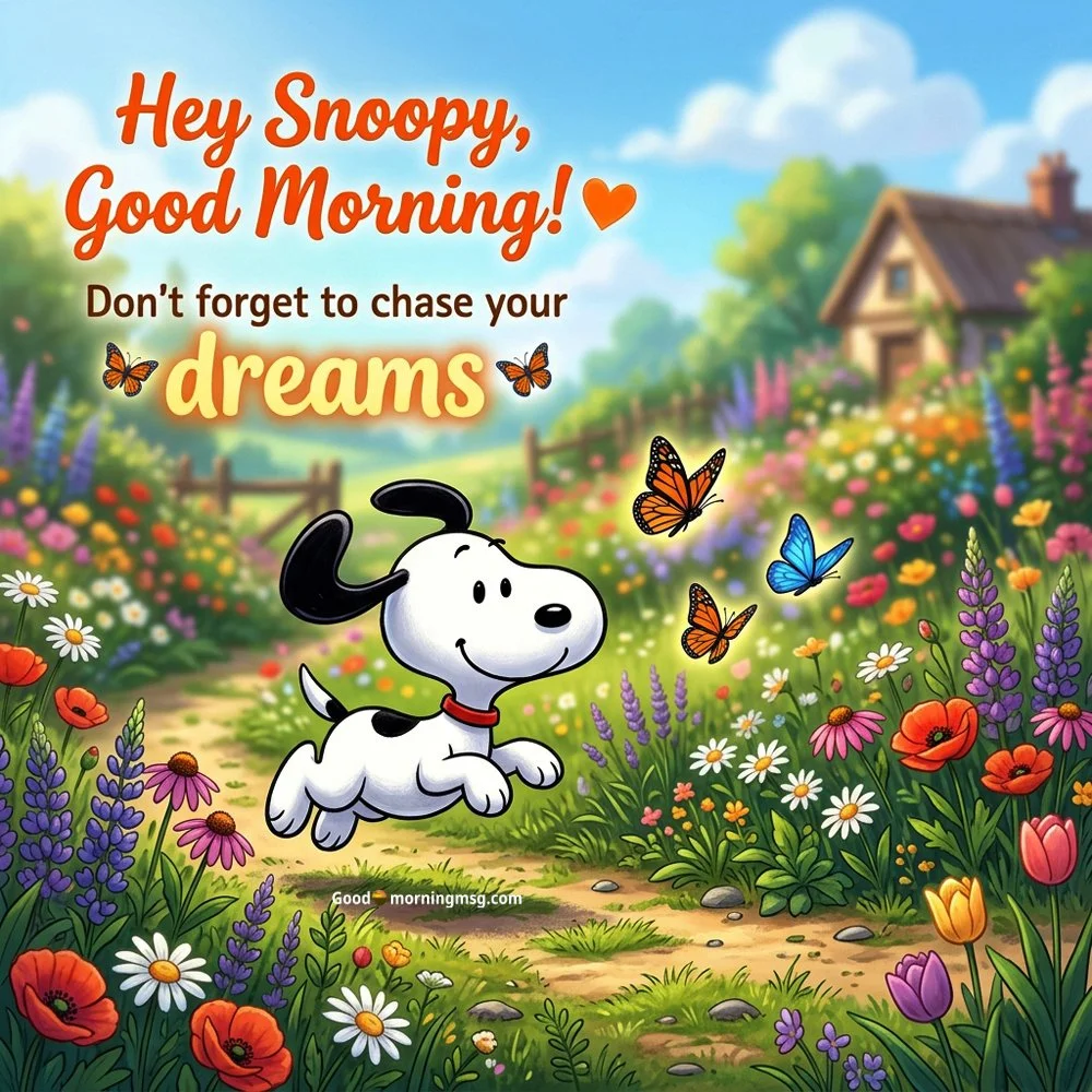 Snoopy Good Morning Images