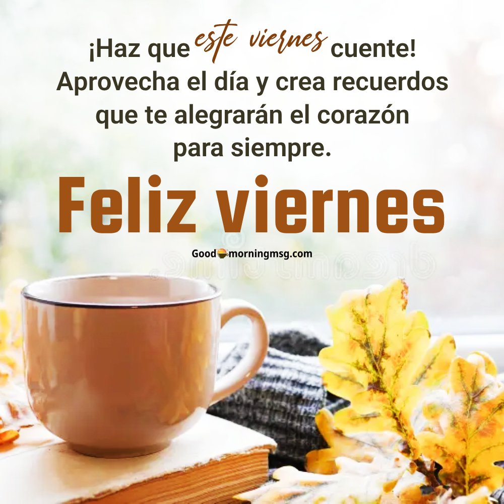 Viernes Fin De Semana Buenos Días