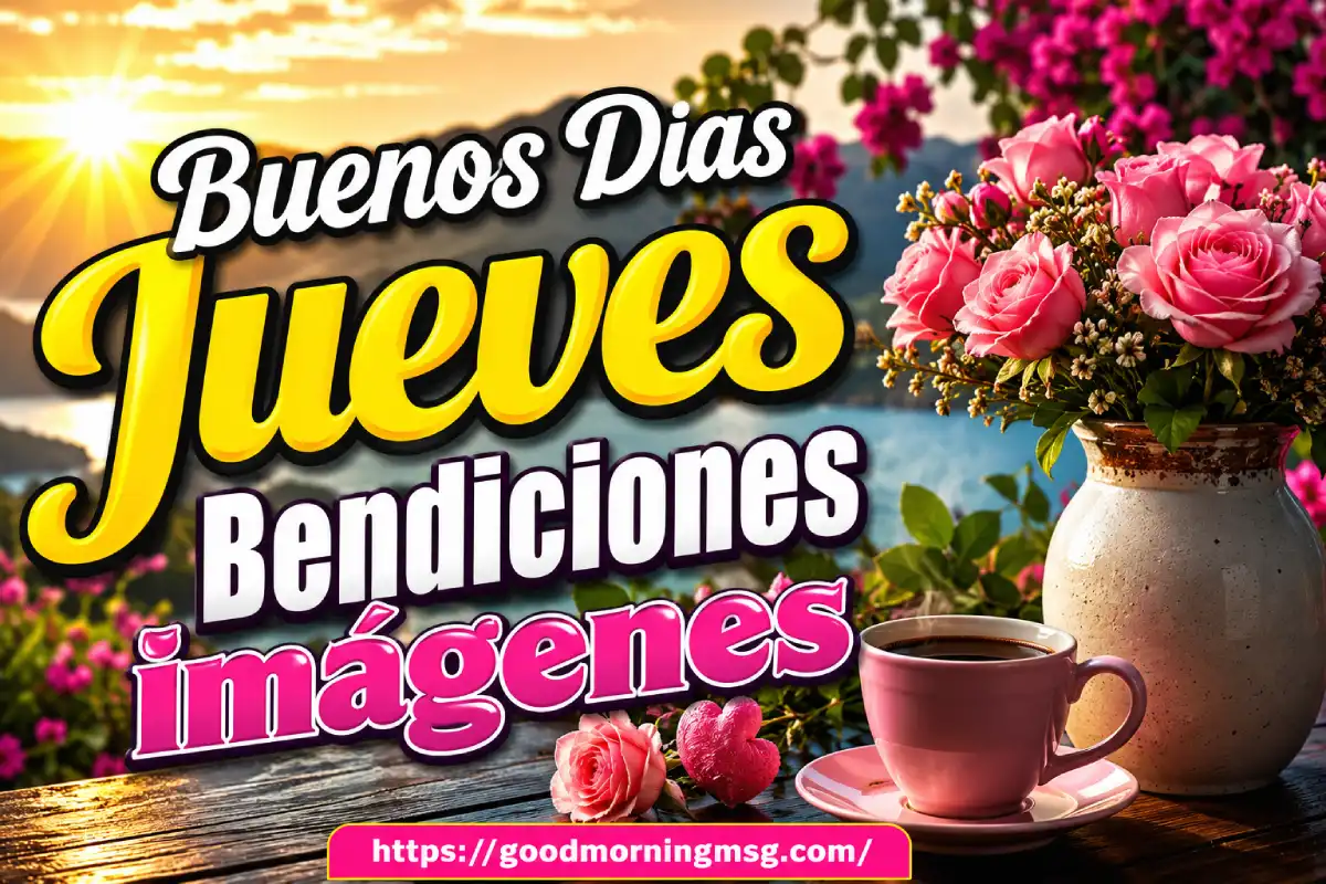 Buenos Dias Jueves Bendiciones Imágenes