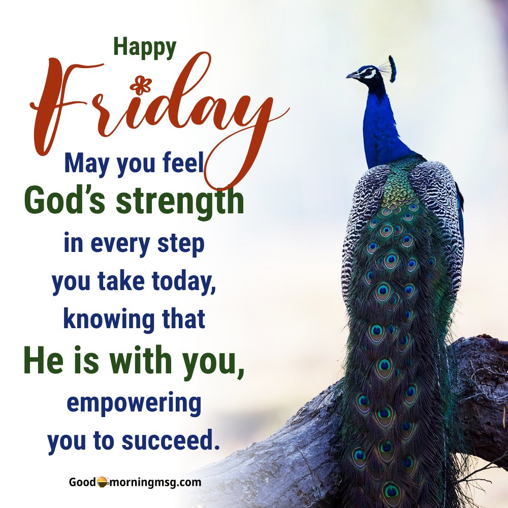 Friday Morning Inspiration I Goodmorningmsg