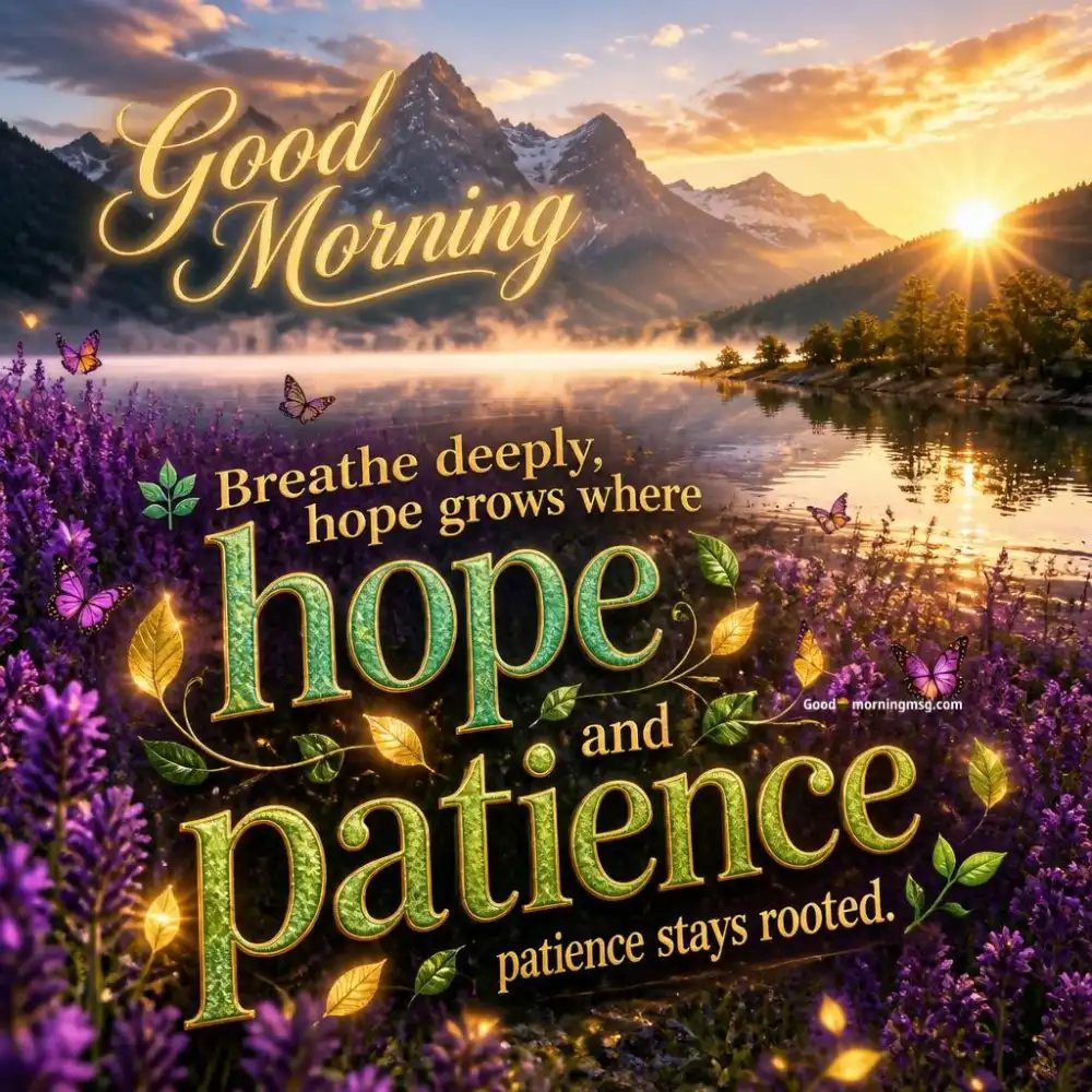 Good Morning Inspiration