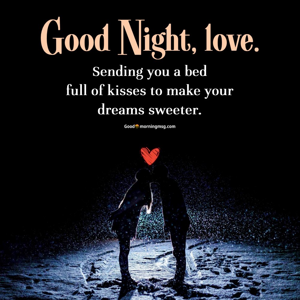 Good Night Kiss Images I Goodmorningmsg