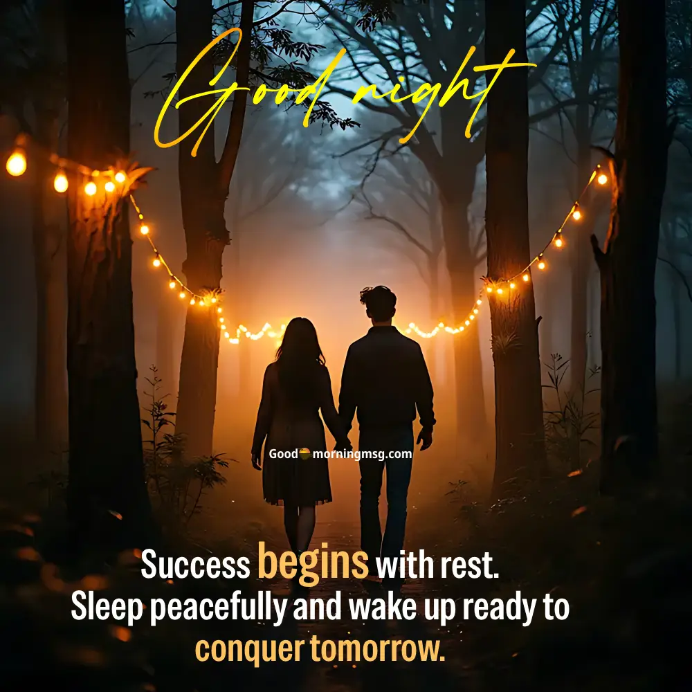 Good night kiss picture filled with romance, affection, and calm bedtime feelings