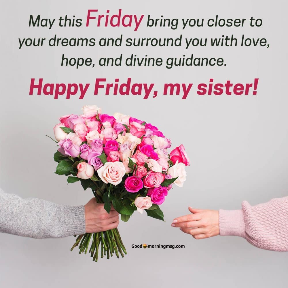 Happy Friday Sister Images