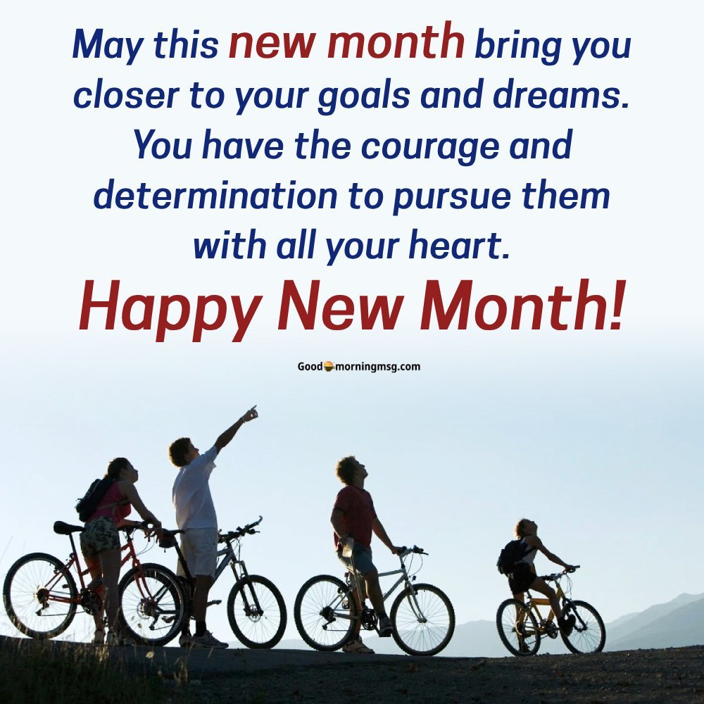 Happy New Month Blessings Messages For My Friend