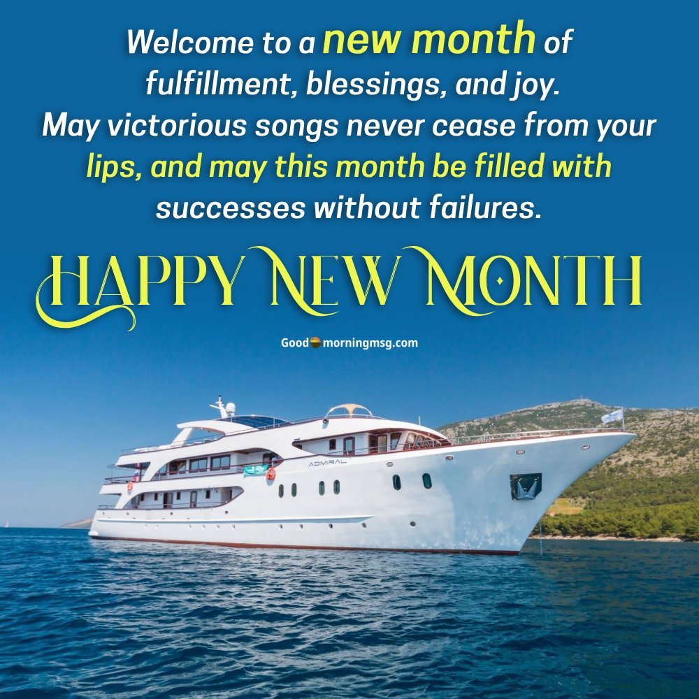 Happy New Month Blessings Messages For My Girlfriend