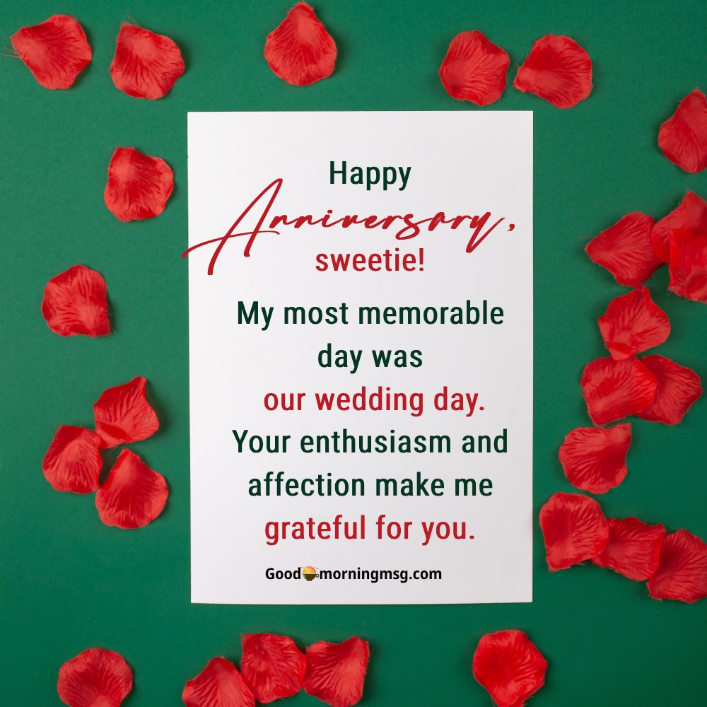 Heart Touching Anniversary Wishes For Husband I Goodmorningmsg