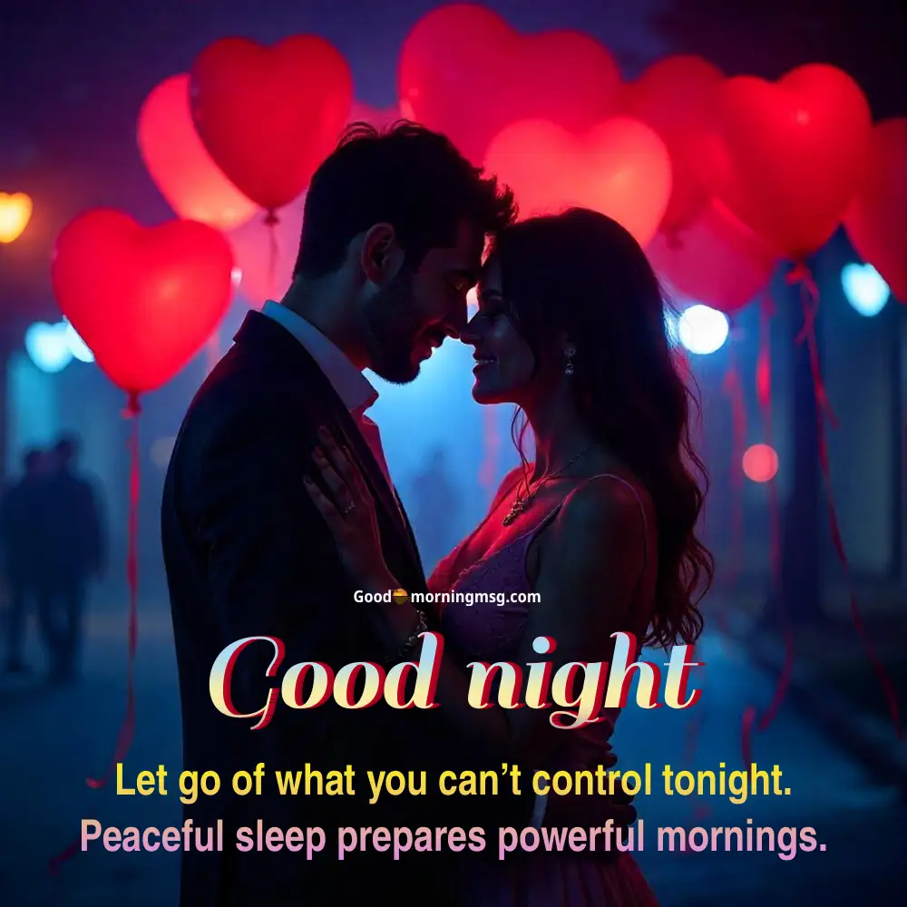 Good night images saying I love you with romantic visuals and emotional warmth