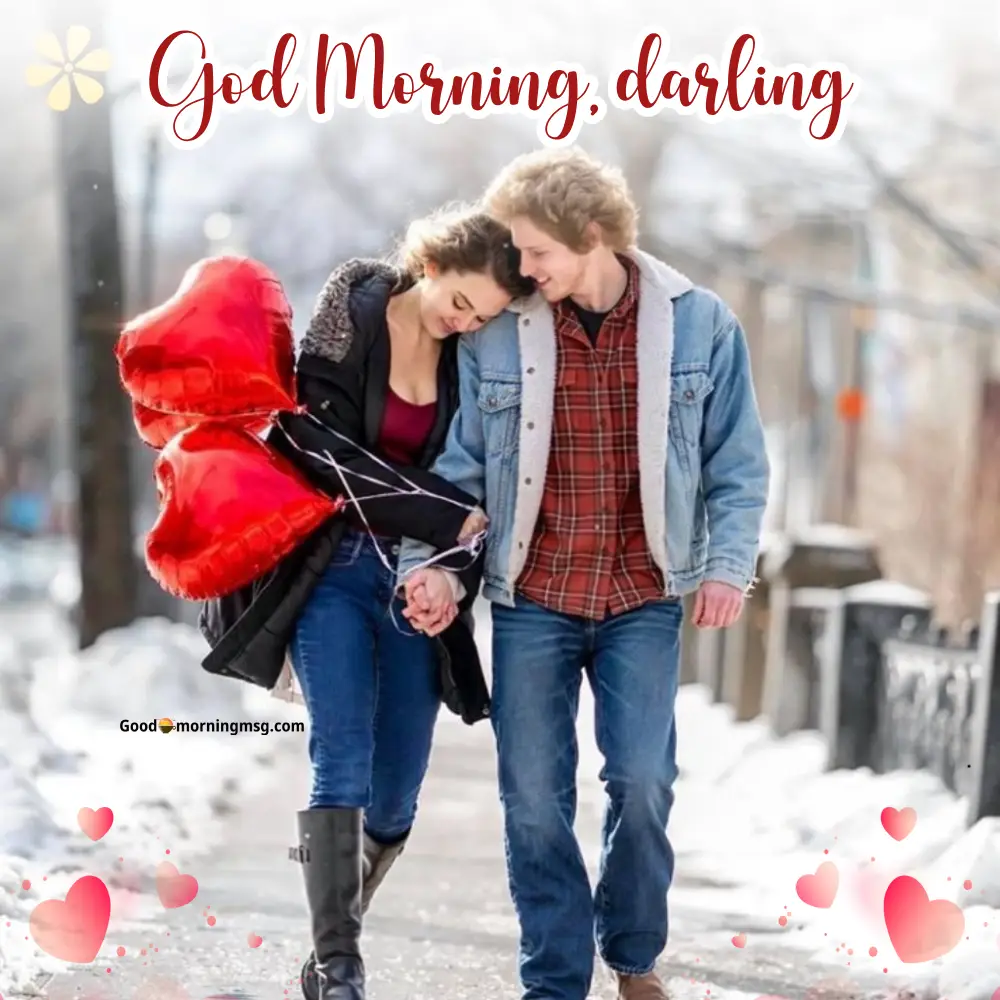 Romantic Hug Good Morning Couple