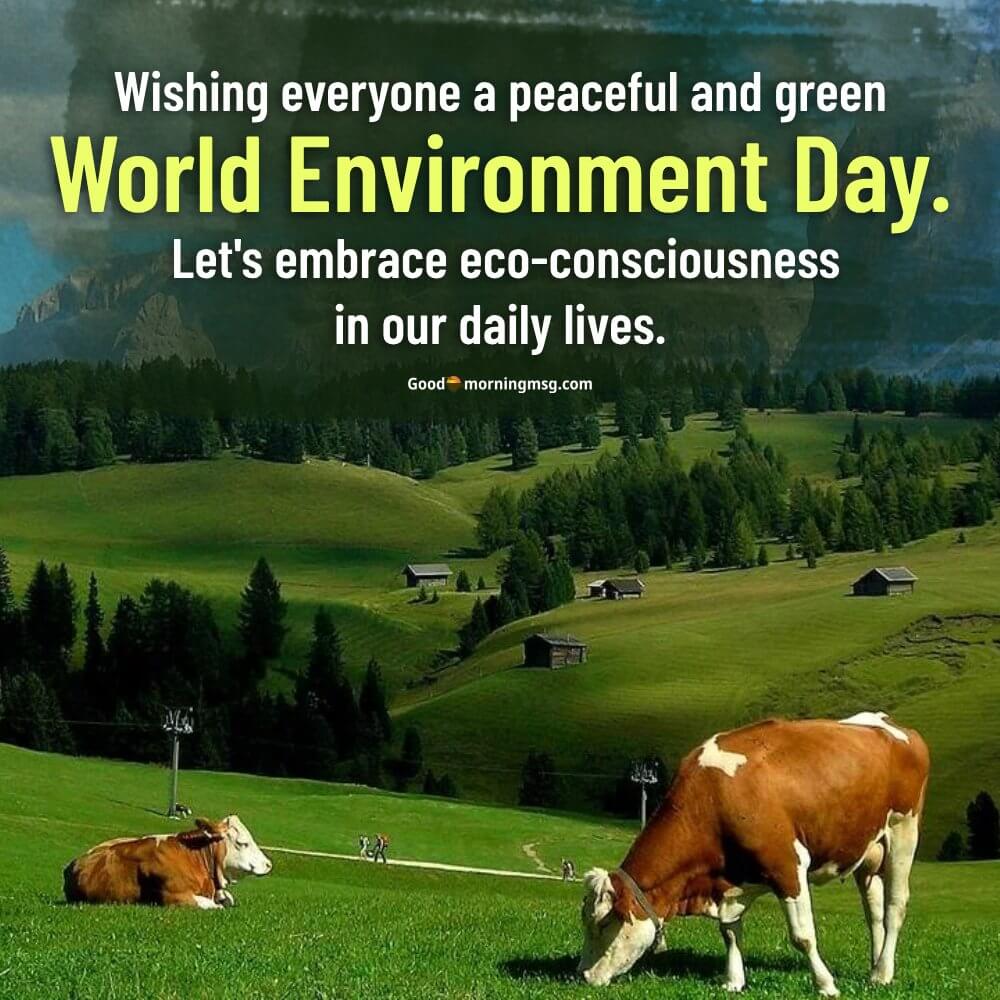 5 June World Environment Day Wishes Quotes Slogan And Poster I Goodmorningmsg