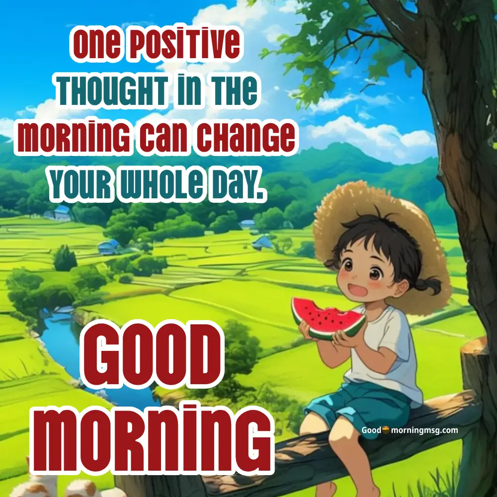 Beautiful Good Morning Wishes With Nature