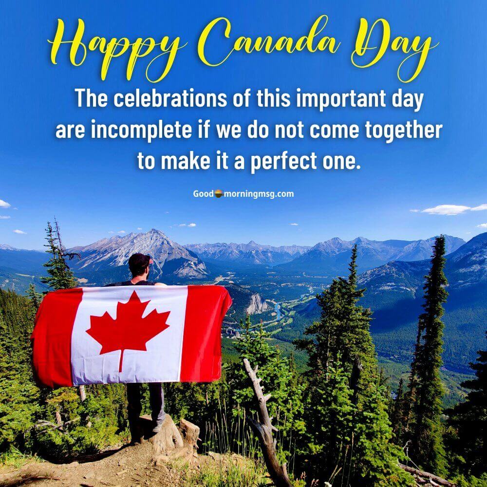 Beautiful Happy Canada Day Images I Goodmorningmsg