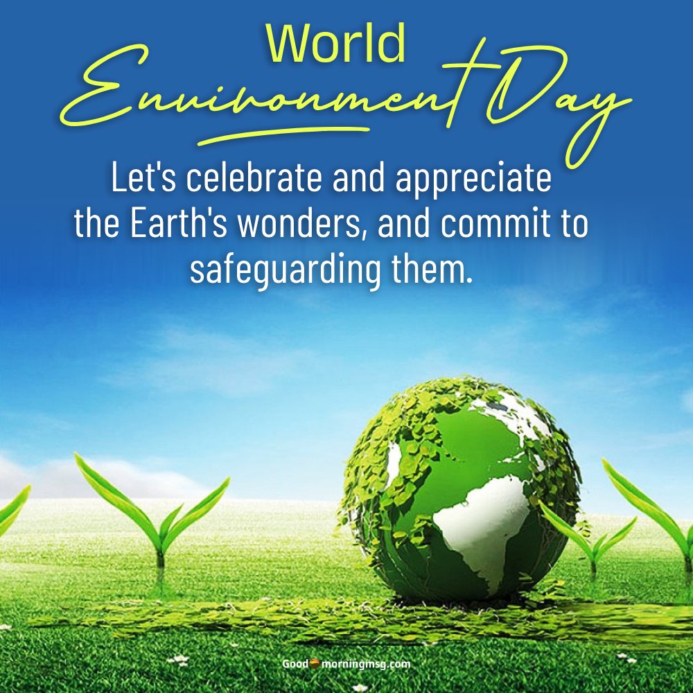Environment, Slogan Poster I Goodmorningmsg