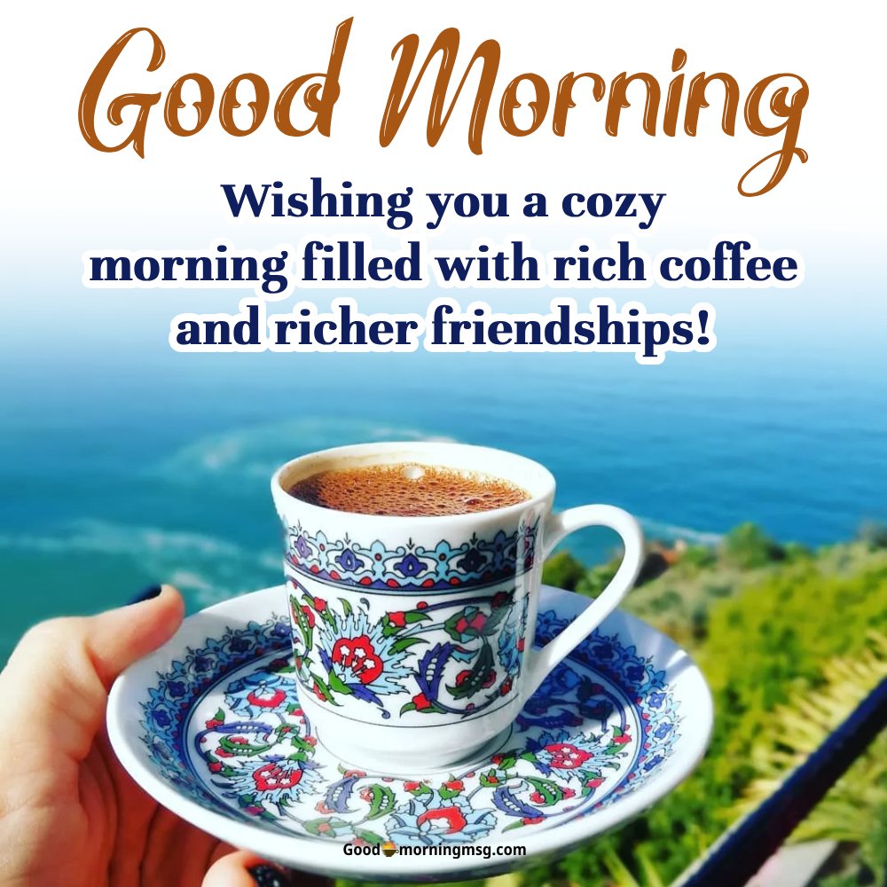 Good Morning Hot Coffee Images I Goodmorningmsg