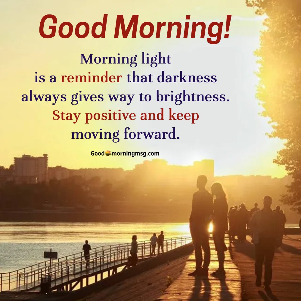 Good Morning Positive Thoughts For Work I Goodmorningmsg
