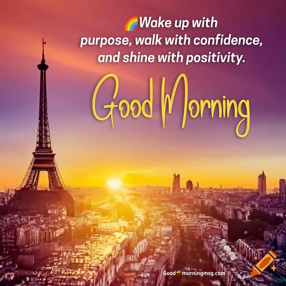 Good Morning Positive Thoughts In English I Goodmorningmsg
