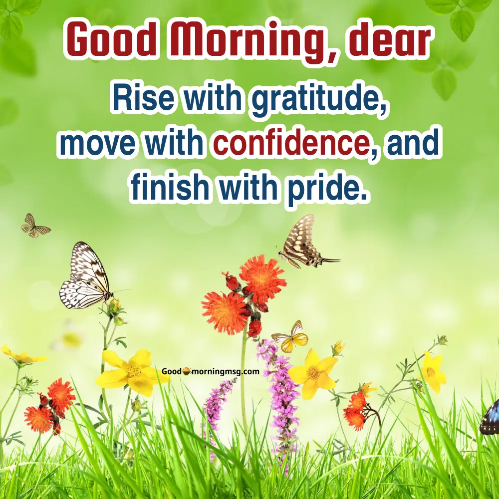 Good Morning Wishes With Beautiful Scenery