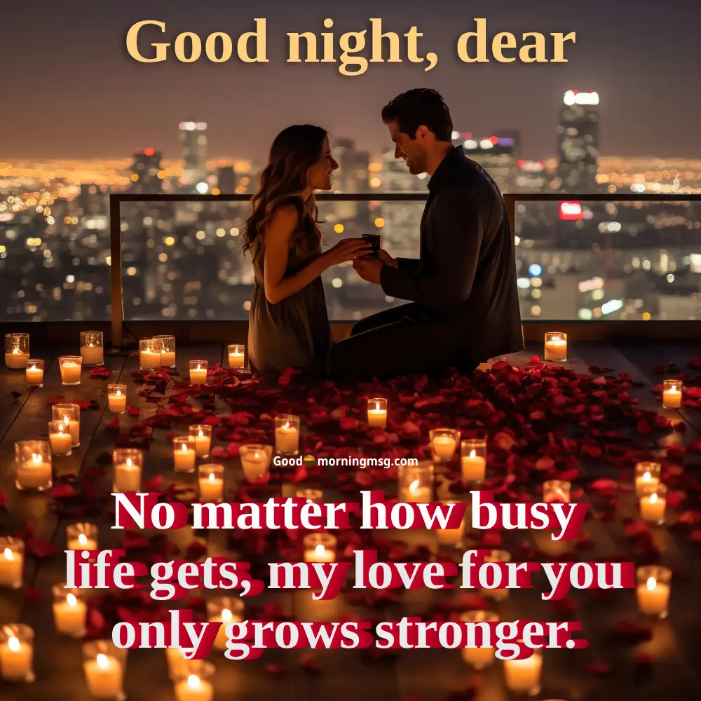 Romantic good night kiss for wife showing care, intimacy, and everlasting marital love