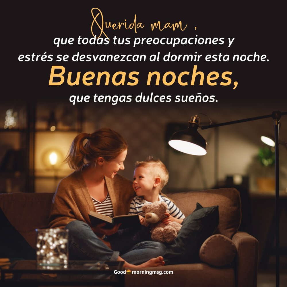 Good Night Message For Mother From Son