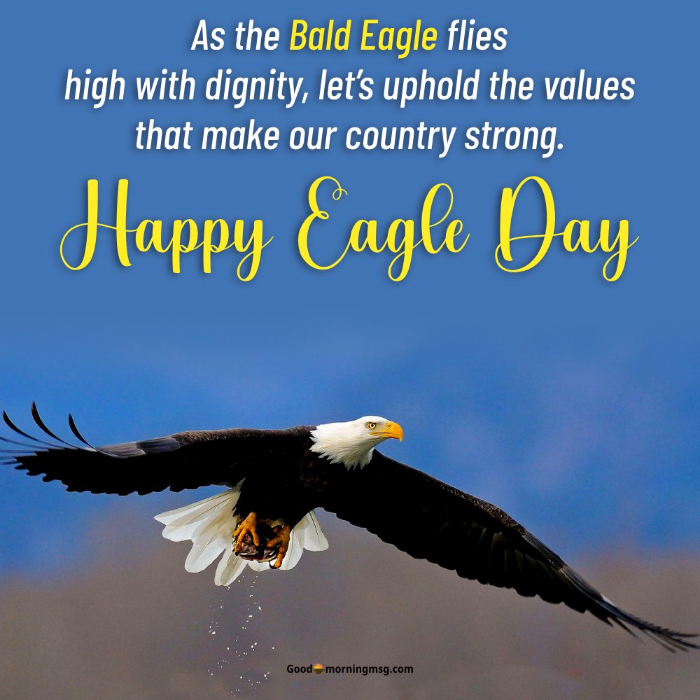 Happy American Eagle Day Images I Goodmorningmsg