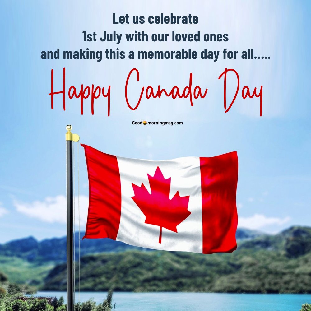 Happy Canada Day Wishes I Goodmorningmsg