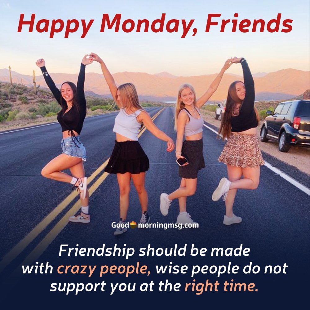 Happy Monday Best Friend Quotes In English
