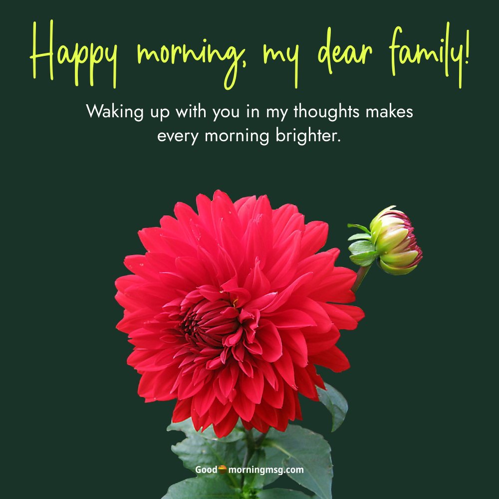 Happy Morning With My Loved Ones Messages I Goodmorningmsg