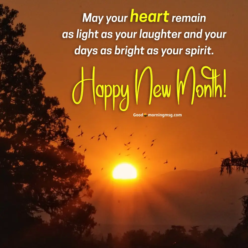 Happy New Month Wishes To My Friend