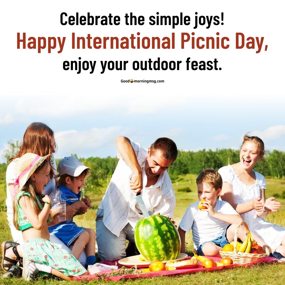 Happy Picnic Day Images I Goodmorningmsg