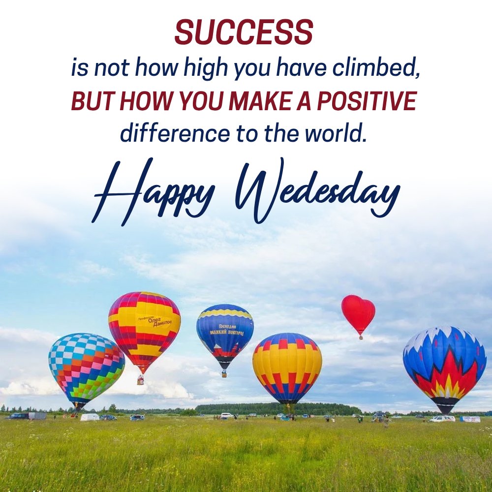Happy Wednesday Positive Thoughts For Work I Goodmorningmsg