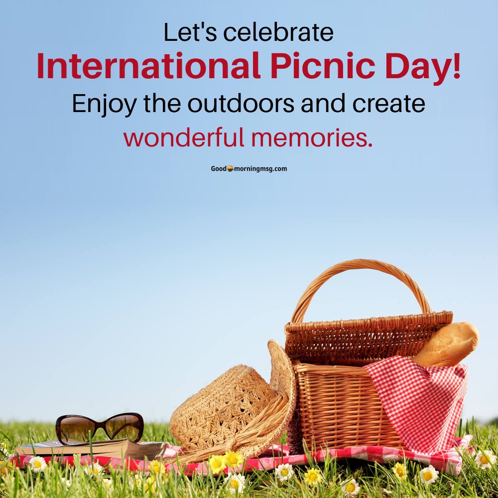 June 18 World Picnic Day I Goodmorningmsg