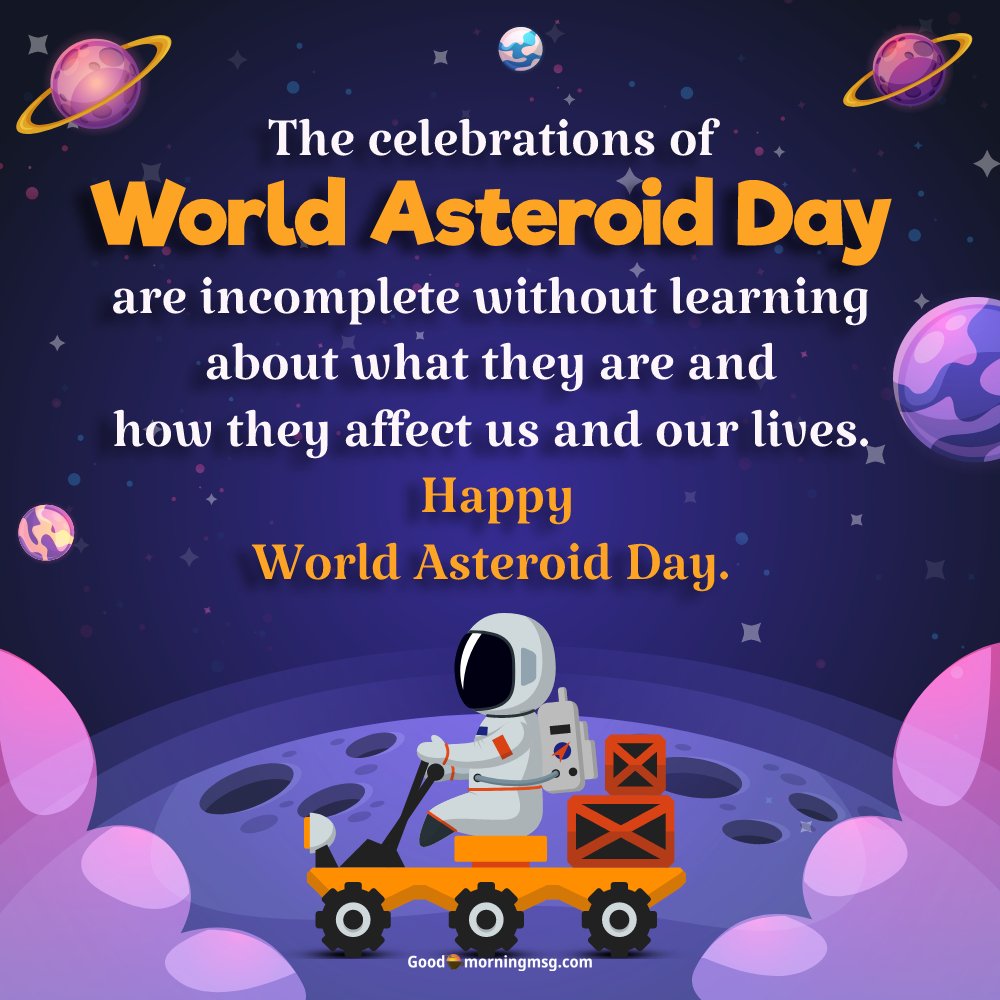 June 30 Asteroid Day I Goodmorningmsg