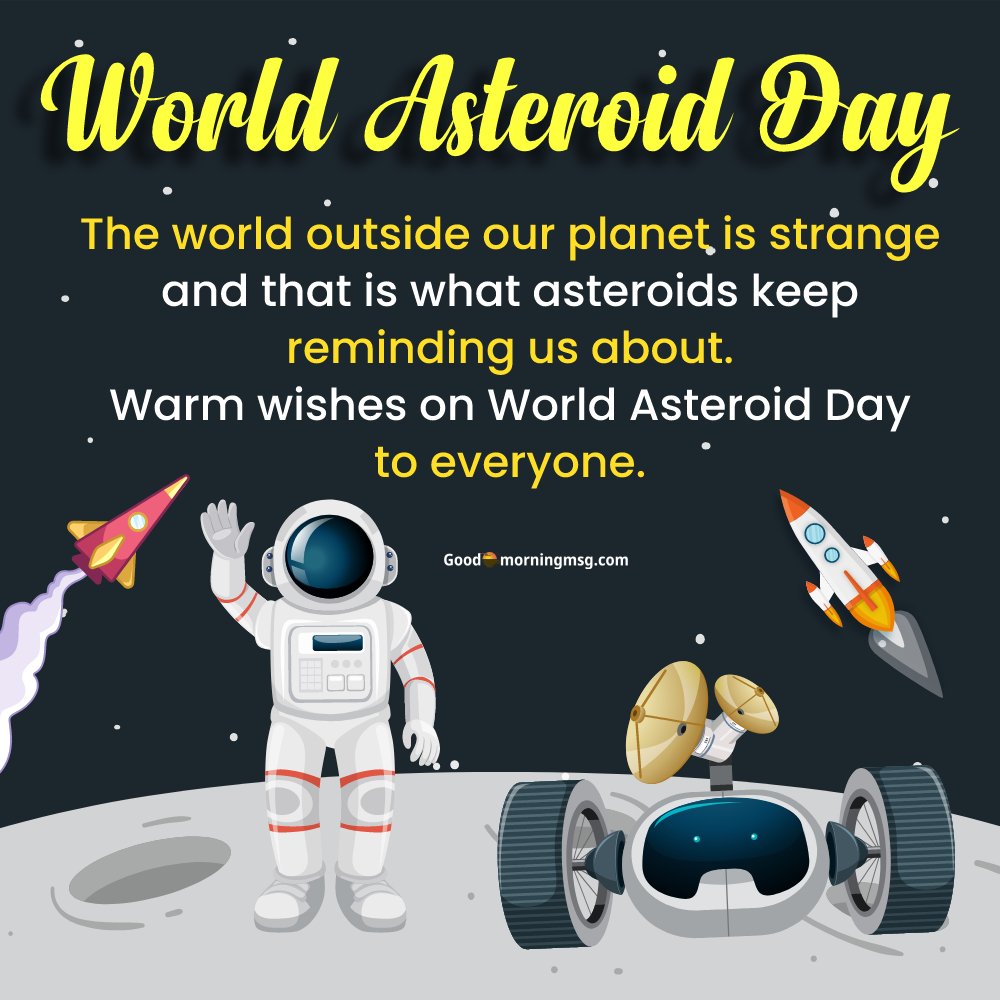 June 30 Happy World Asteroid Day Images Quotes And Poster