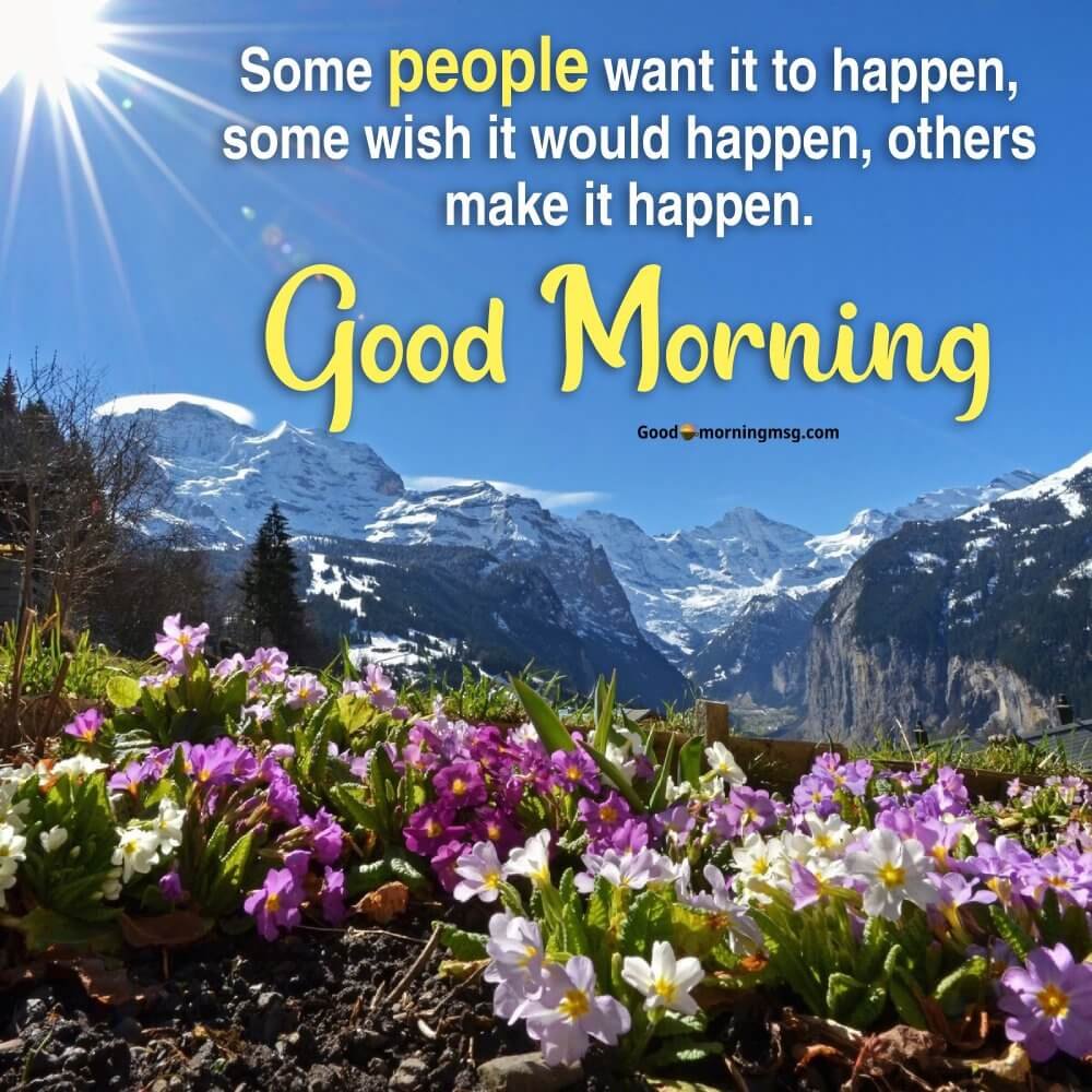 Life Morning Motivation Quote I Goodmorningmsg