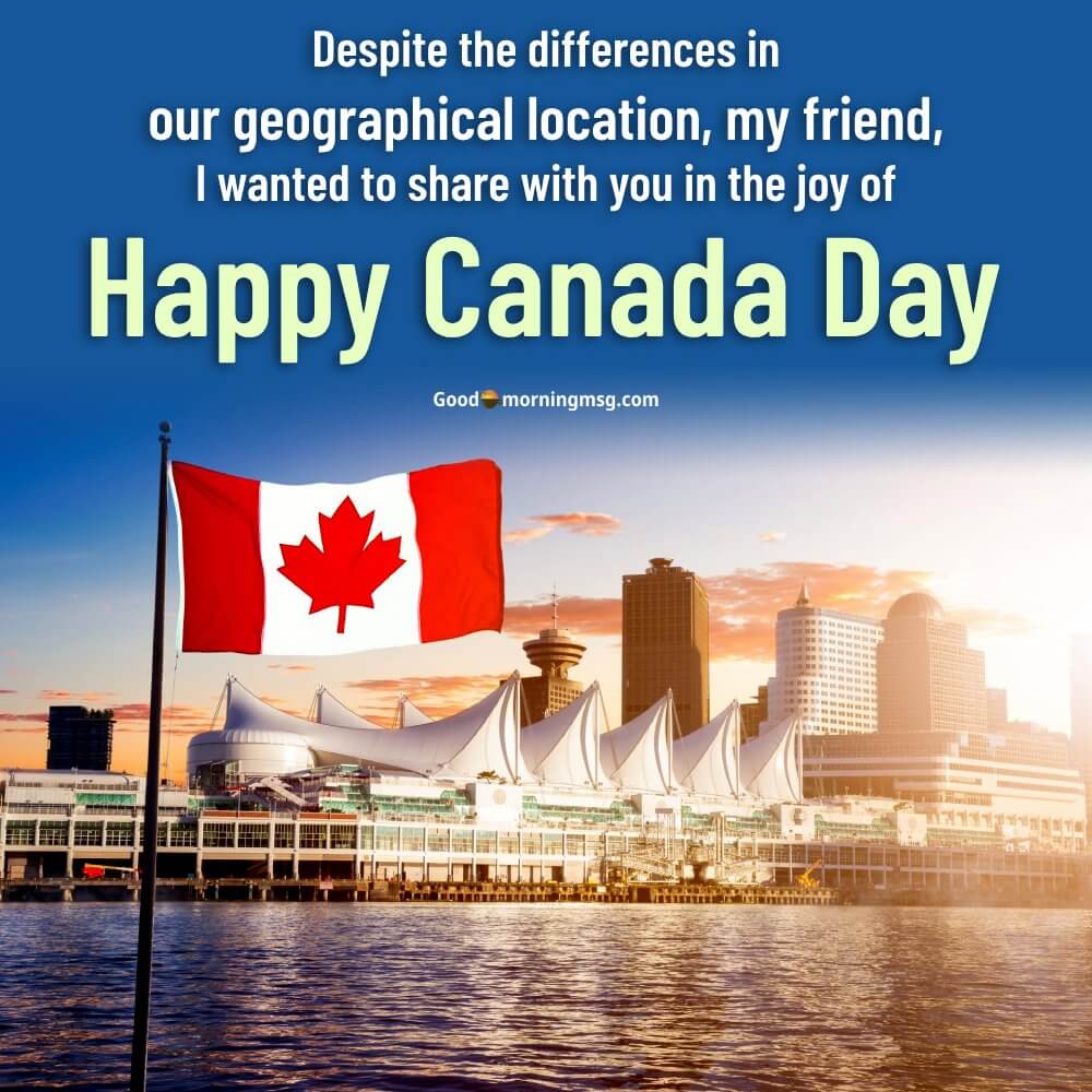 Maple Leaf Happy Canada Day I Goodmorningmsg