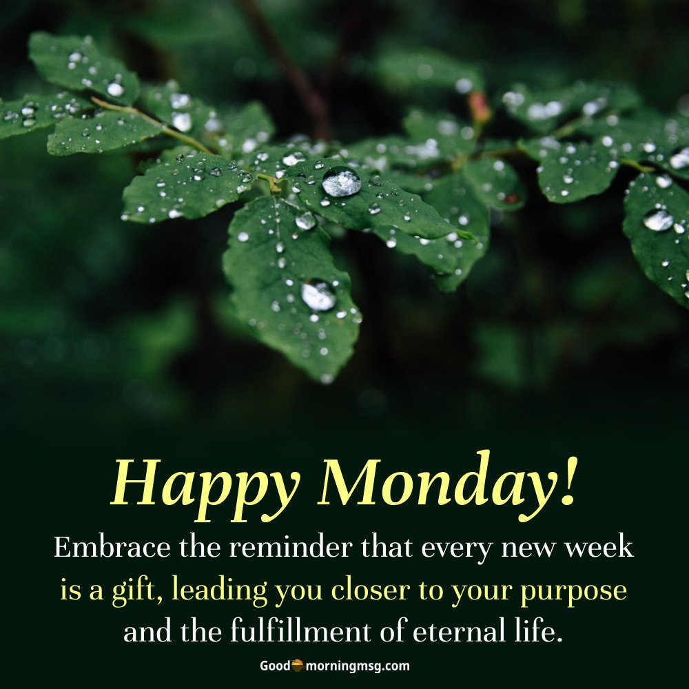 Monday Motivational Blessings Quotes And Prayers I Goodmorningmsg
