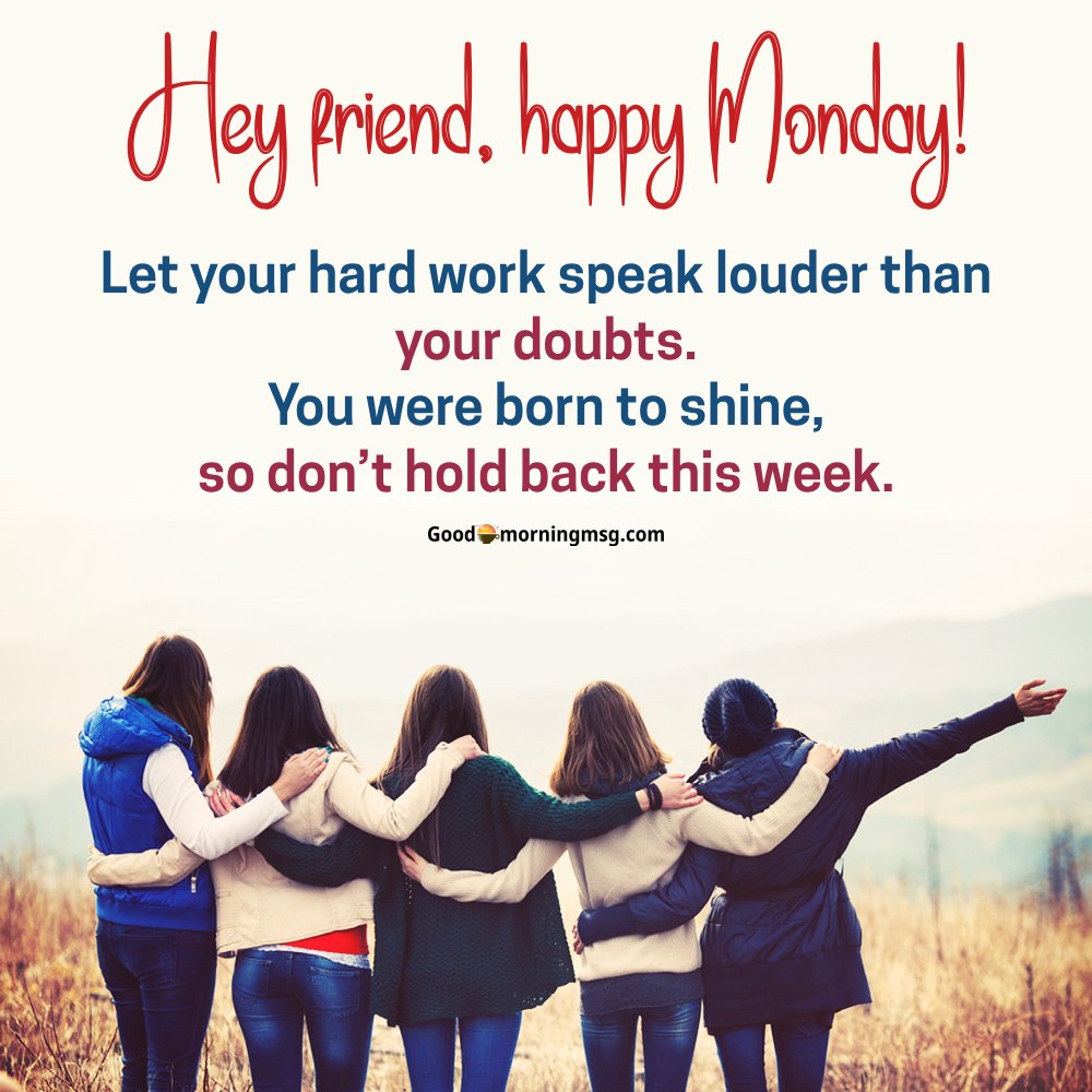 Monday Motivational Blessings Quotes For Friends Images I Goodmorningmsg