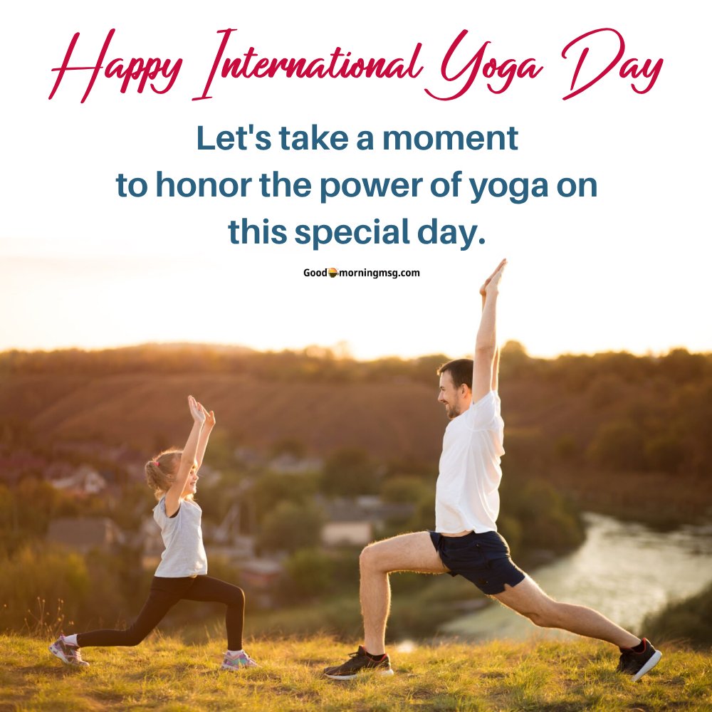 National Yoga Day 2025 I Goodmorningmsg