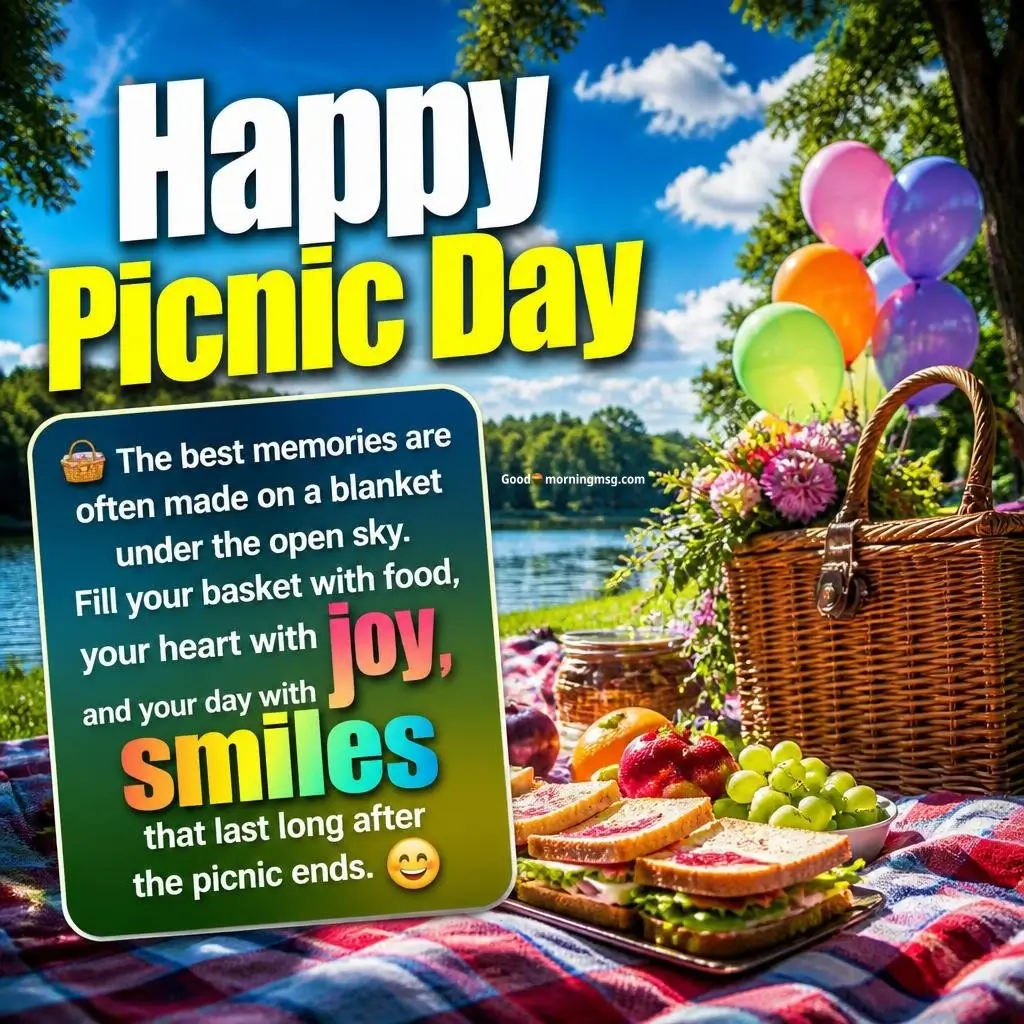 Picnic Enjoy Wishes