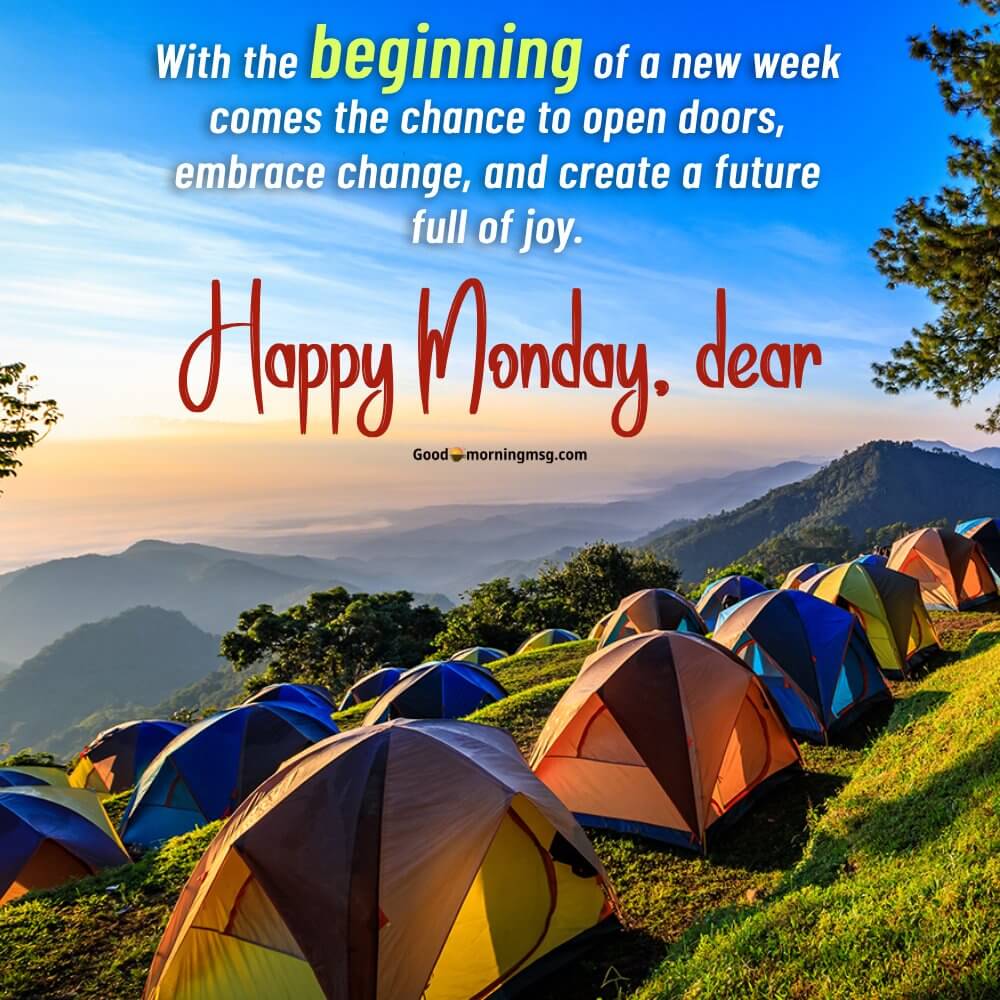 Positive Inspiration Good Morning Monday Images I Goodmorningmsg