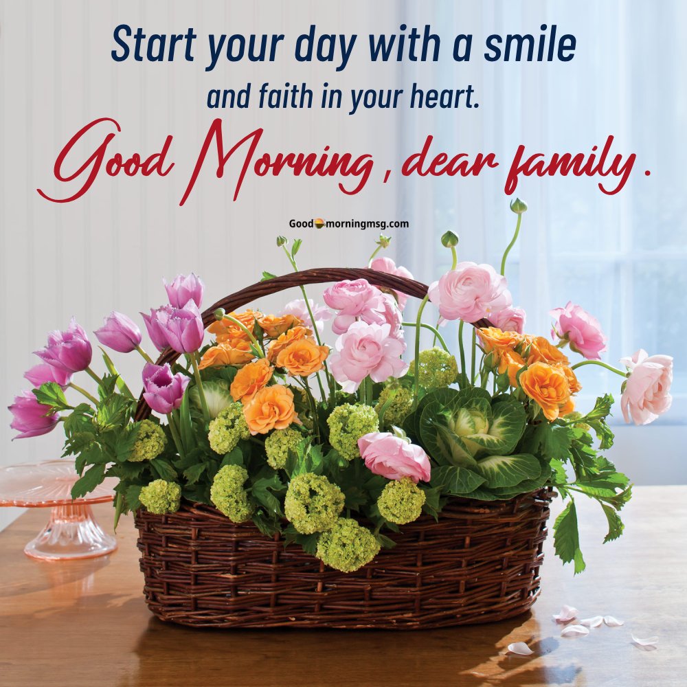 Positive Morning Messages For Family And Friends I Goodmorningmsg