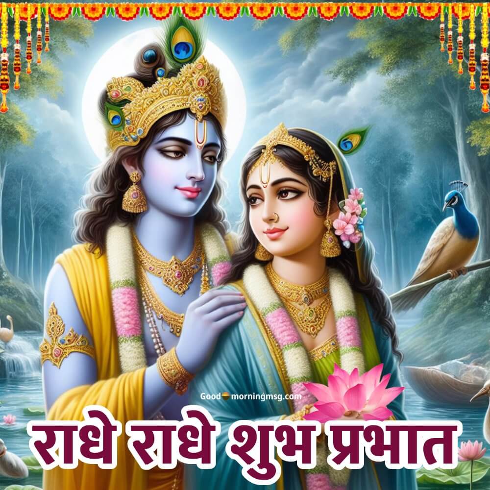 Radha Krishna Good Morning Images Hd 3d I Goodmorningmsg