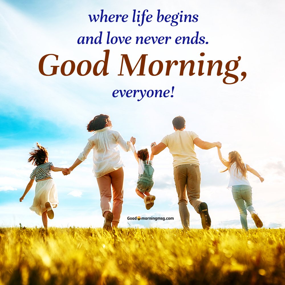 Short Whatsapp Good Morning Status For Family I Goodmorningmsg