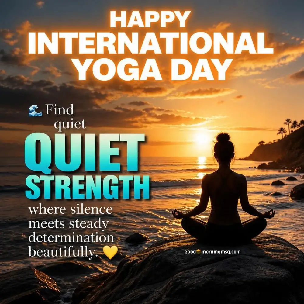 Yoga Day Caption