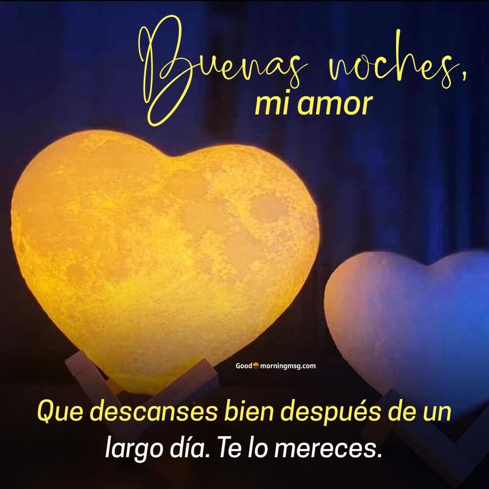 Buenas Noches Amor Te Amo