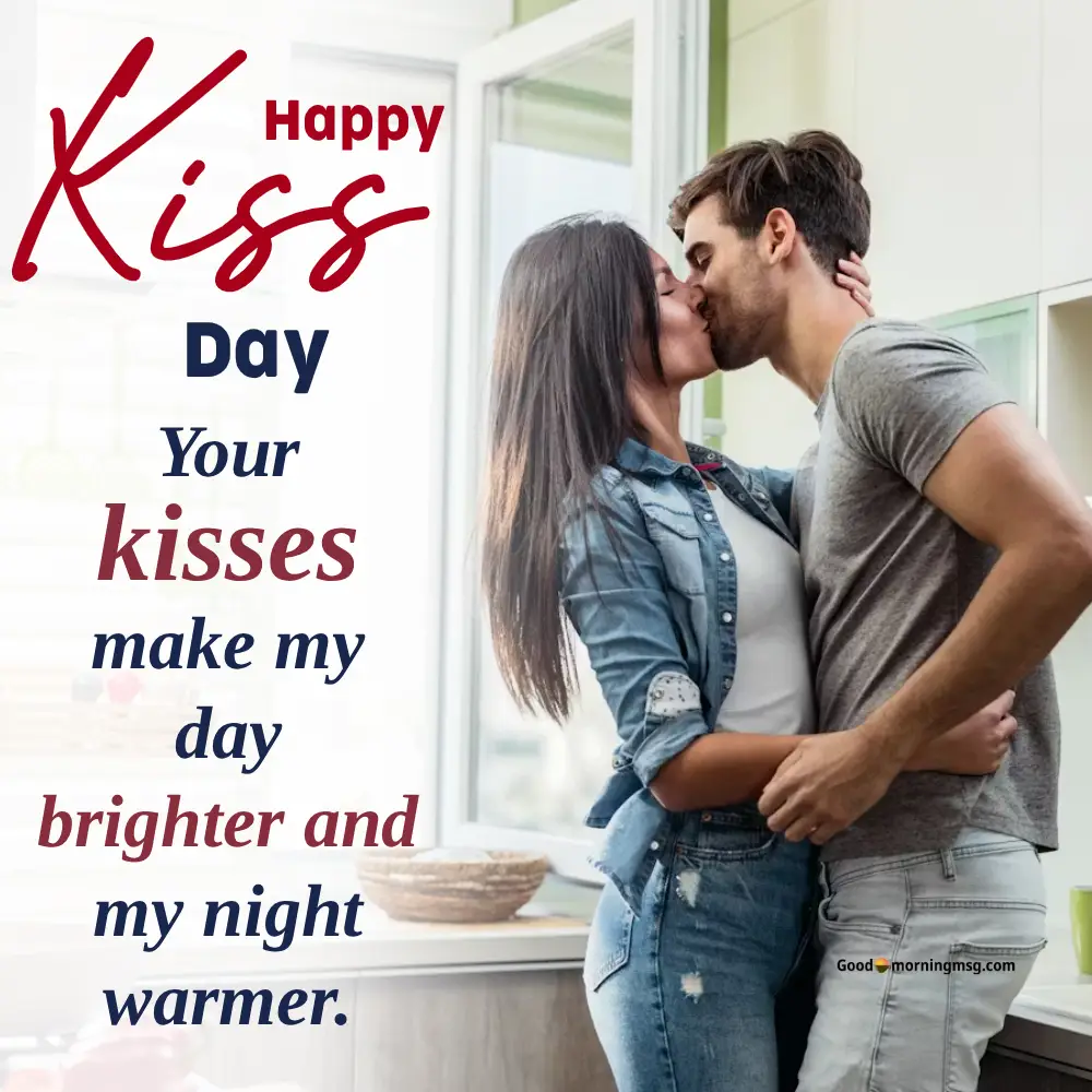 Boyfriend Romantic Girlfriend Kiss Day Images